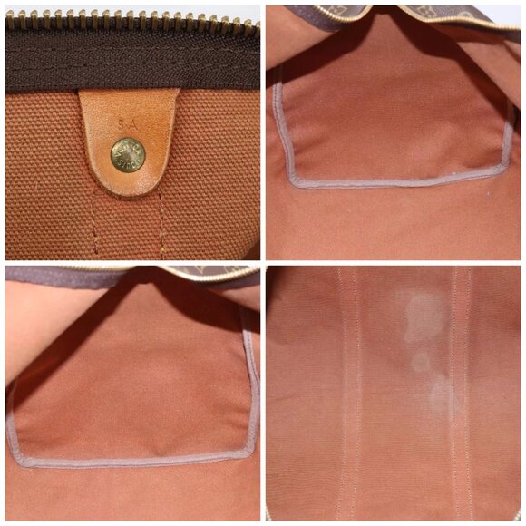 LOUIS VUITTON Monogram Keepall 60 Boston Bag M41422 LV Authentic - Picture 15 of 16